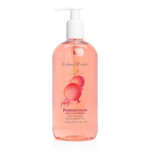 Crabtree Evelyn Pomegranate, Argan & Grapeseed Shower Gel Jumbo Size 16.…